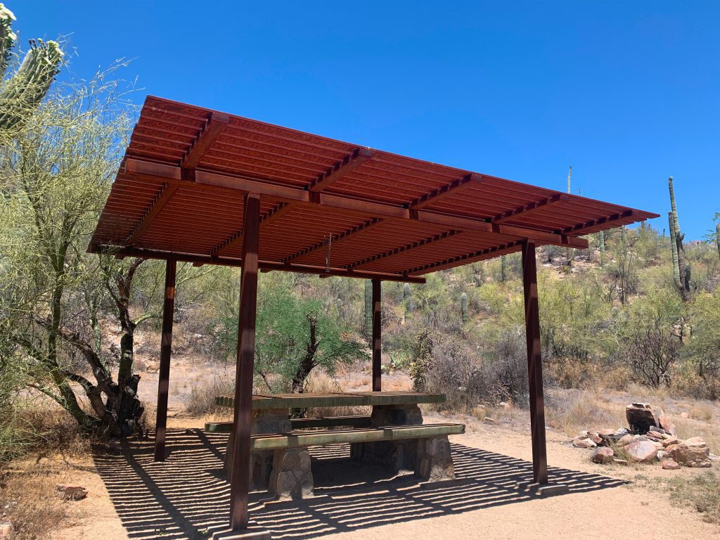 Link to a list of popular picnic areas within Sabino Canyon Recreation Area.